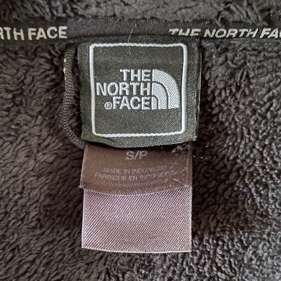 The North Face Black Fleece Jacket Osito Fuzzy Teddy Coat Full Zip Womens Small - Picture 7 of 10